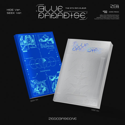 ZEROBASEONE (ZB1) 5TH MINI ALBUM 'BLUE PARADISE' COVER