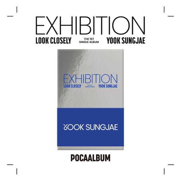 YOOK SUNGJAE 1ST SINGLE ALBUM 'EXHIBITION : LOOK CLOSELY' (POCA) HALL1 VERSION COVER