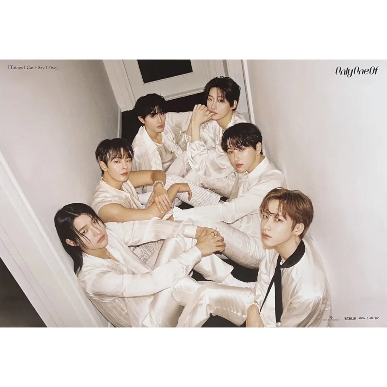 ONLYONEOF ALBUM 'THINGS I CAN'T SAY LOVE' POSTER ONLY HARD VERSION COVER