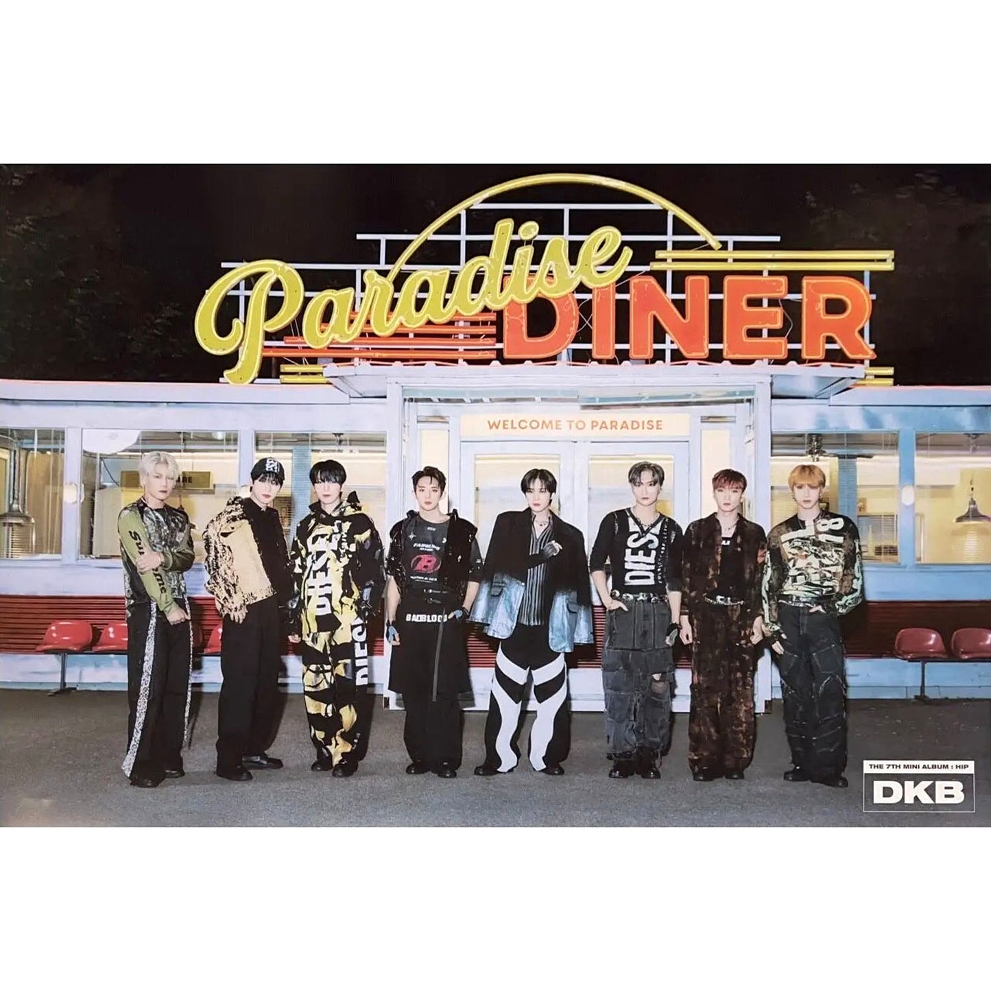 DKB 7TH MINI ALBUM 'HIP' POSTER ONLY HIGH VERSION COVER