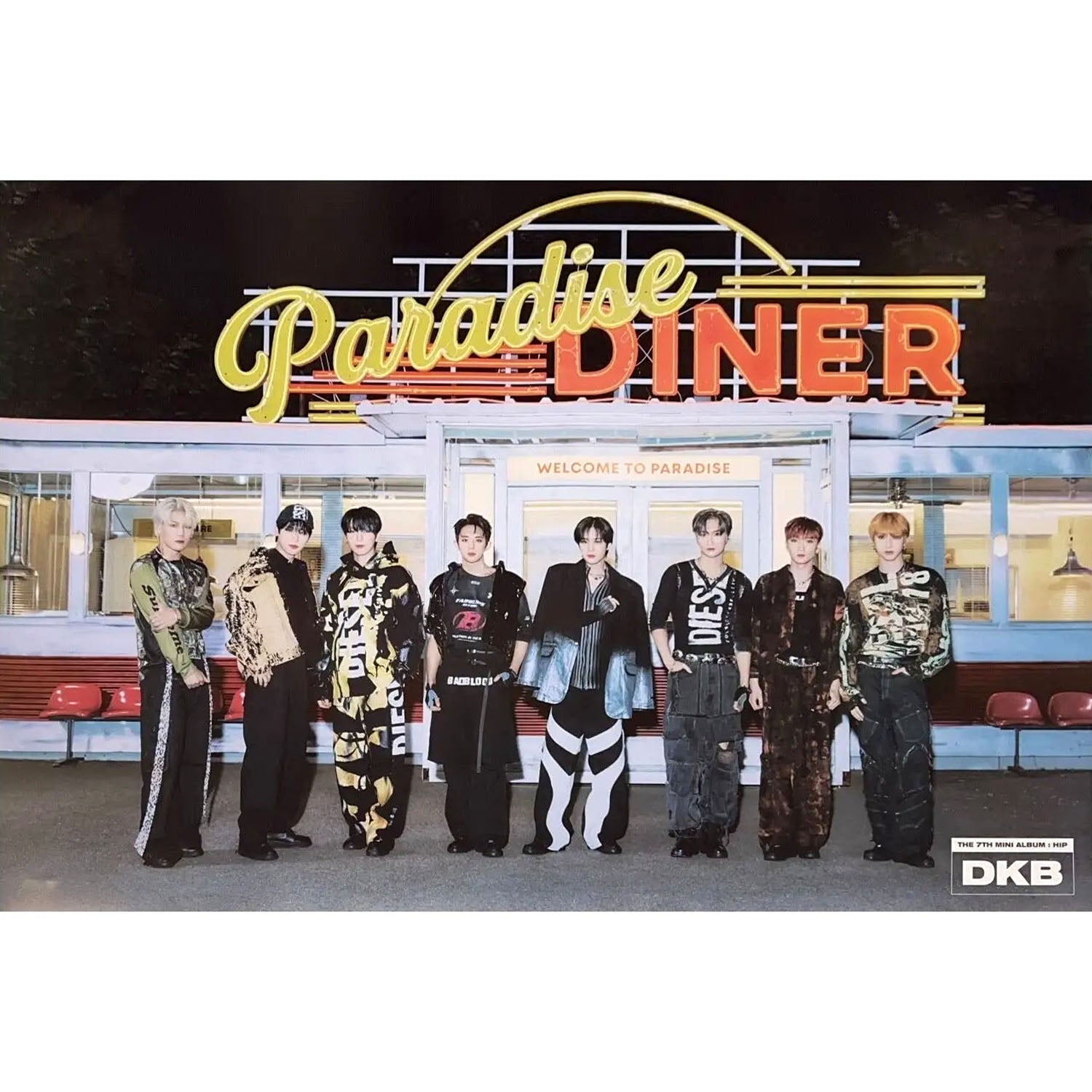 DKB 7TH MINI ALBUM 'HIP' POSTER ONLY HIGH VERSION COVER