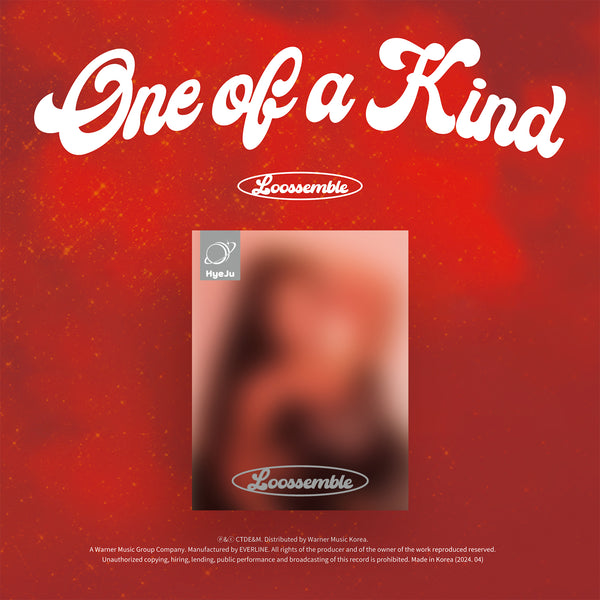 LOOSSEMBLE 2ND MINI ALBUM 'ONE OF A KIND' (EVER MUSIC ALBUM) HYEJU VERSION COVER
