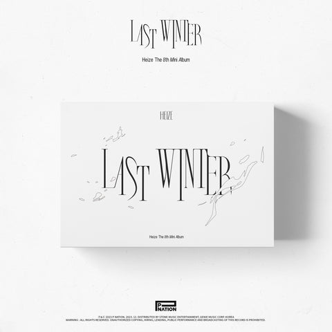 HEIZE 8TH MINI ALBUM 'LAST WINTER' COVER