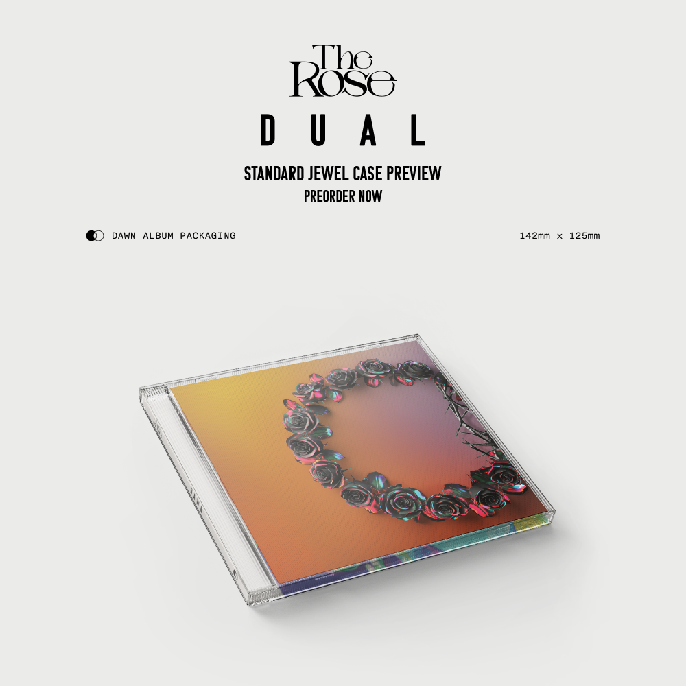 THE ROSE 2ND ALBUM 'DUAL' (JEWEL) DAWN VERSION COVER