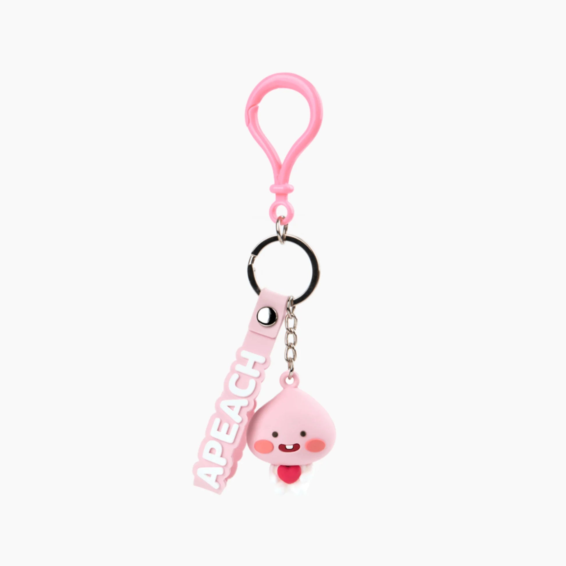 KAKAO FRIENDS CHARACTER FIGURE KEY RING APEACH 01