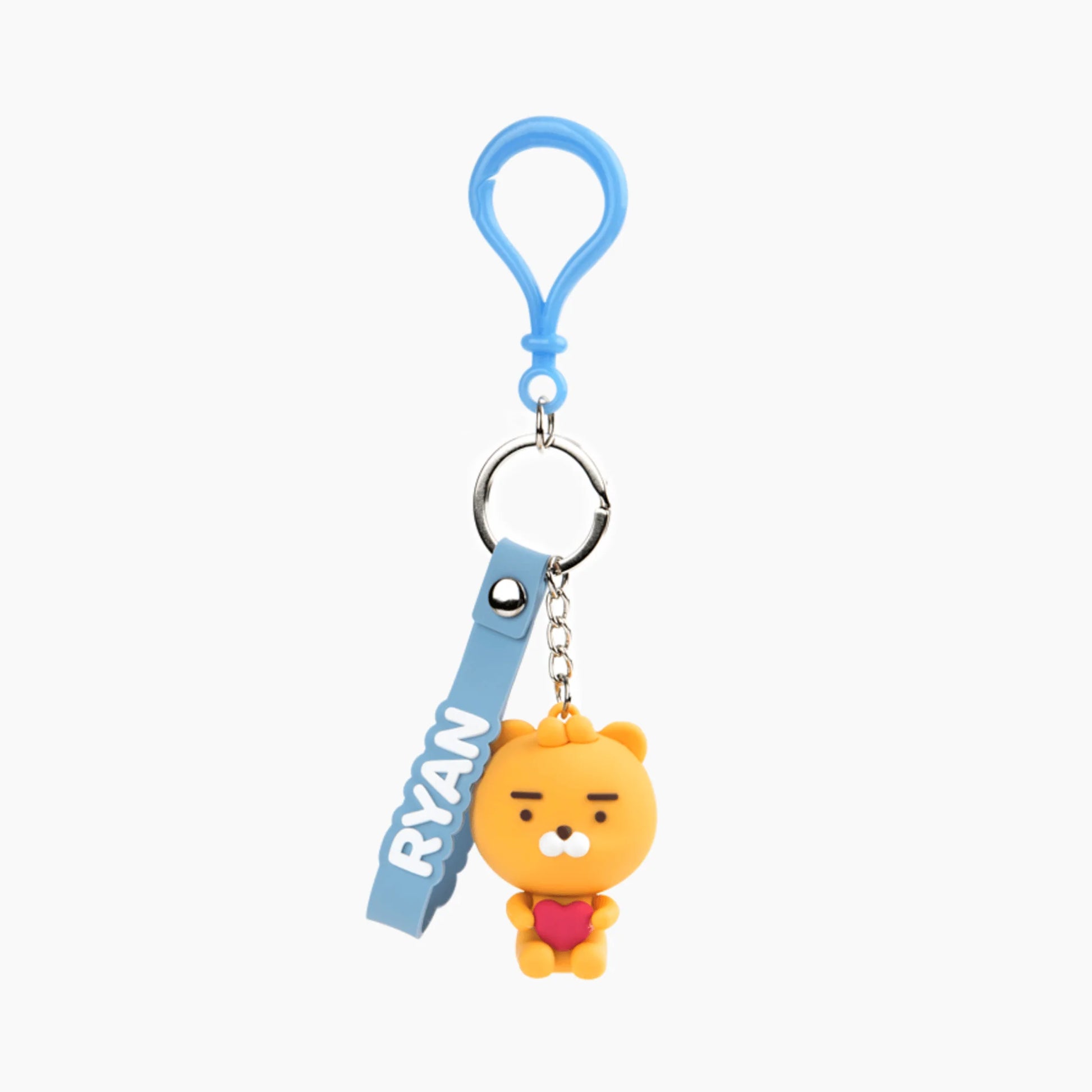 KAKAO FRIENDS CHARACTER FIGURE KEY RING RYAN 02