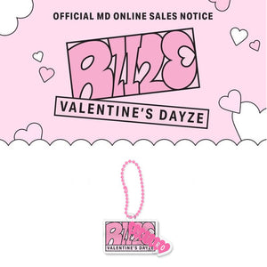 RIIZE OFFICIAL MD KEYRING 'VALENTINE'S DAYZE' COVER