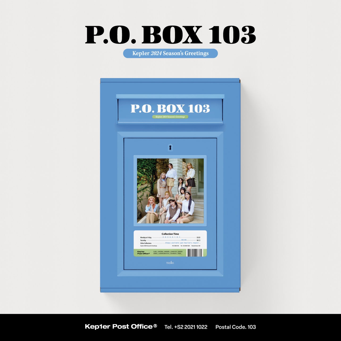 KEP1ER 2024 SEASON'S GREETINGS 'P.O. BOX 103' COVER