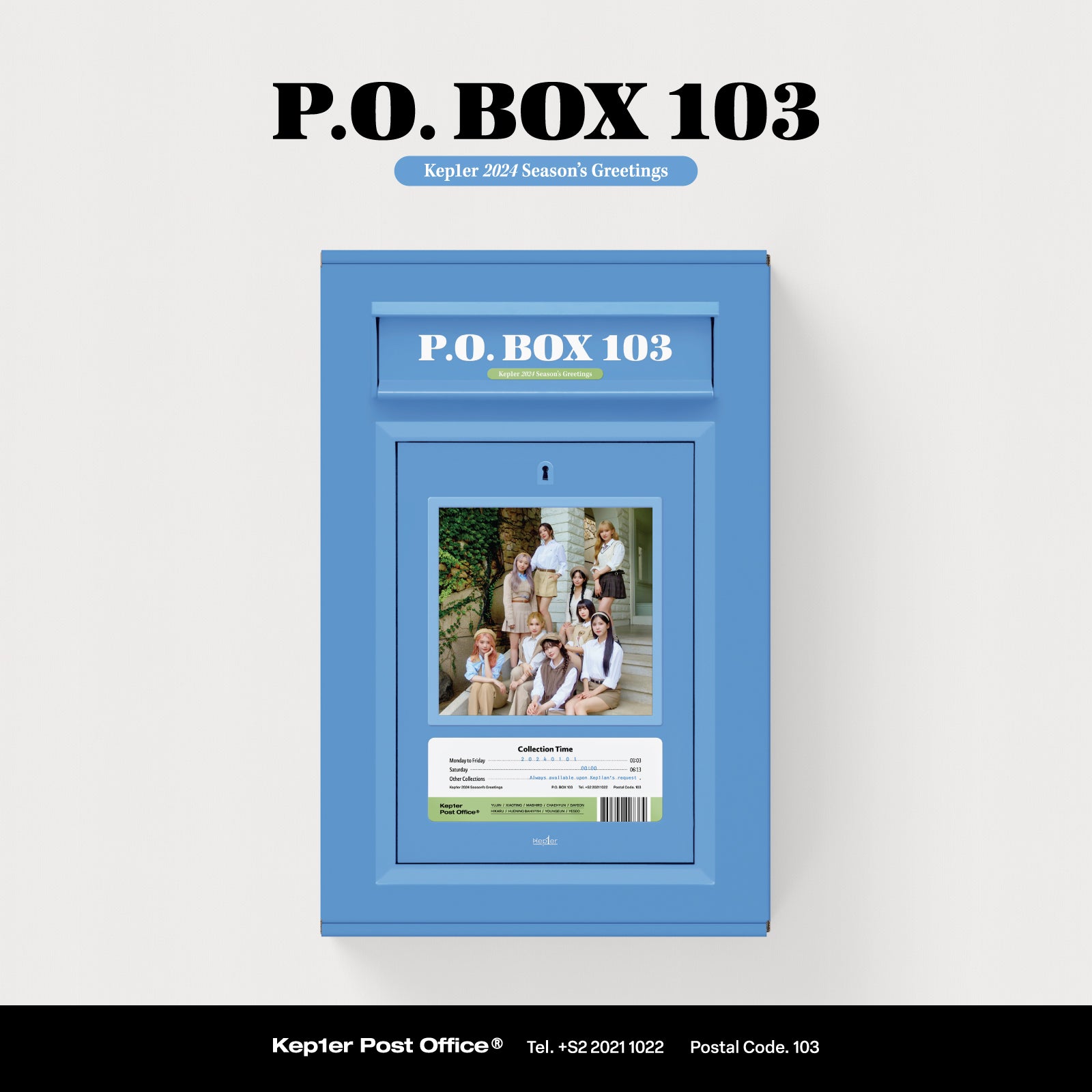 KEP1ER 2024 SEASON'S GREETINGS 'P.O. BOX 103' COVER