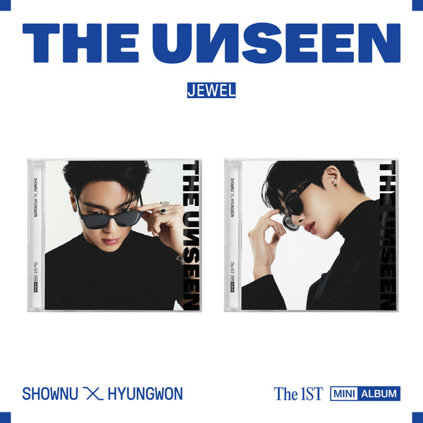 SHOWNU X HYUNGWON 1ST MINI ALBUM 'THE UNSEEN' (JEWEL) SET COVER