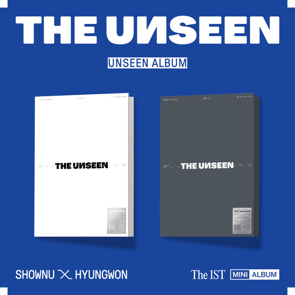 SHOWNU X HYUNGWON 1ST MINI ALBUM 'THE UNSEEN' (LIMITED) SET COVER