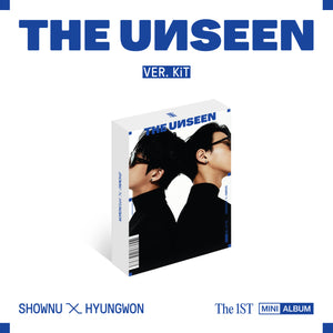 SHOWNU X HYUNGWON 1ST MINI ALBUM 'THE UNSEEN' (KIHNO KIT) COVER