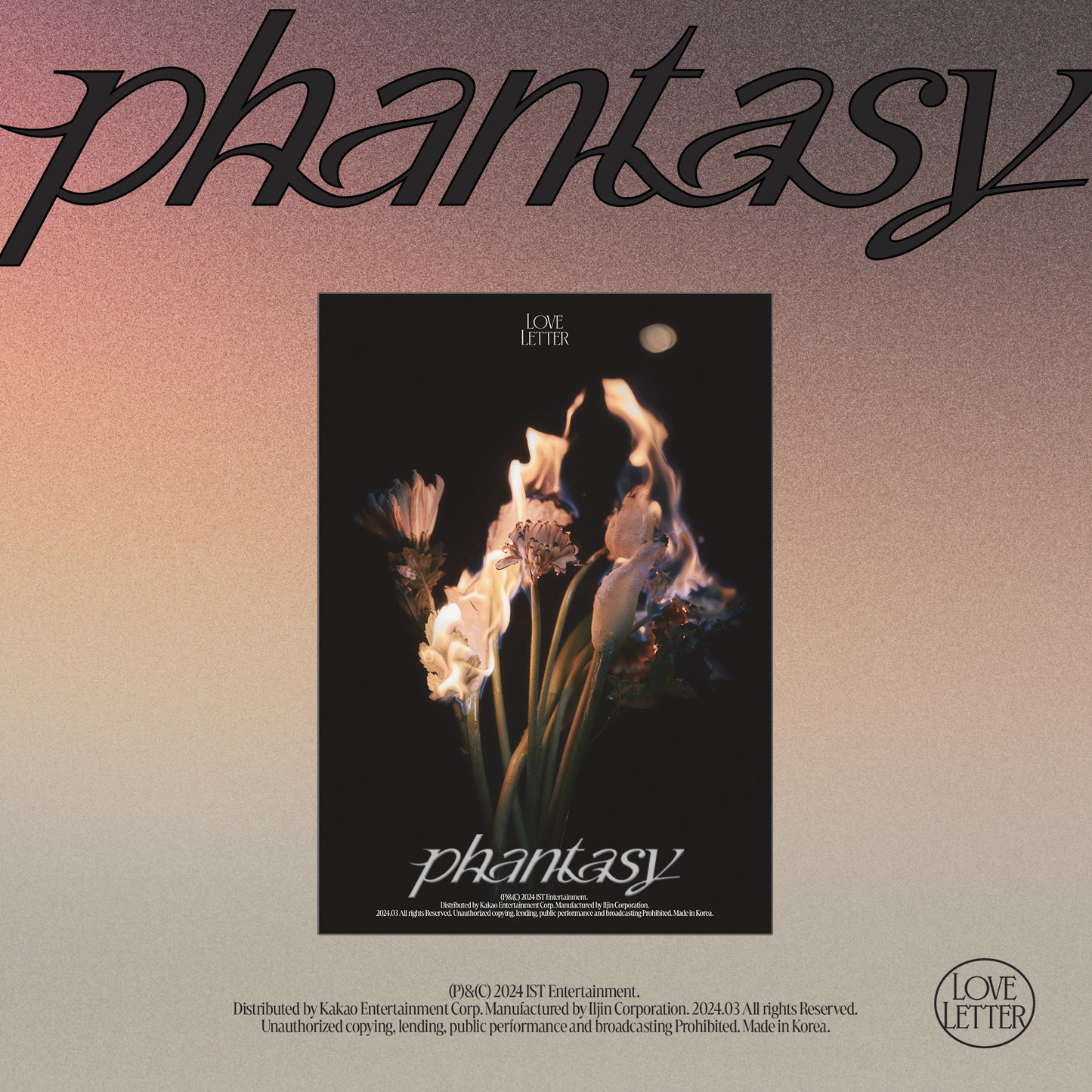 THE BOYZ 2ND ALBUM 'PHANTASY PT. 3 LOVE LETTER' SEND VERSION COVER