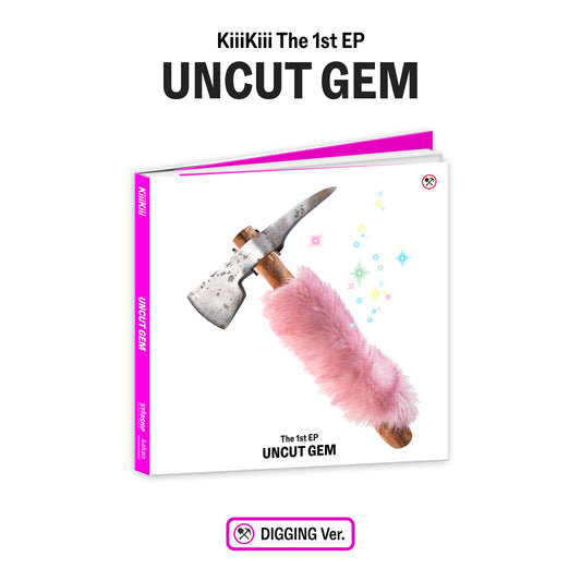KIIIKIII 1ST EP ALBUM 'UNCUT GEM' (DIGGING) COVER