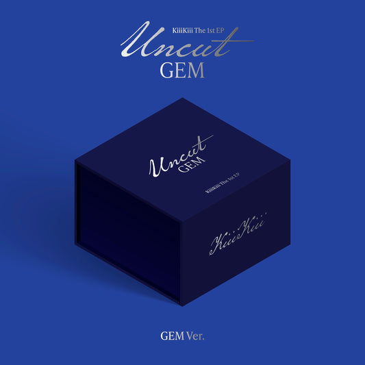 KIIIKIII 1ST EP ALBUM 'UNCUT GEM' (GEM) COVER