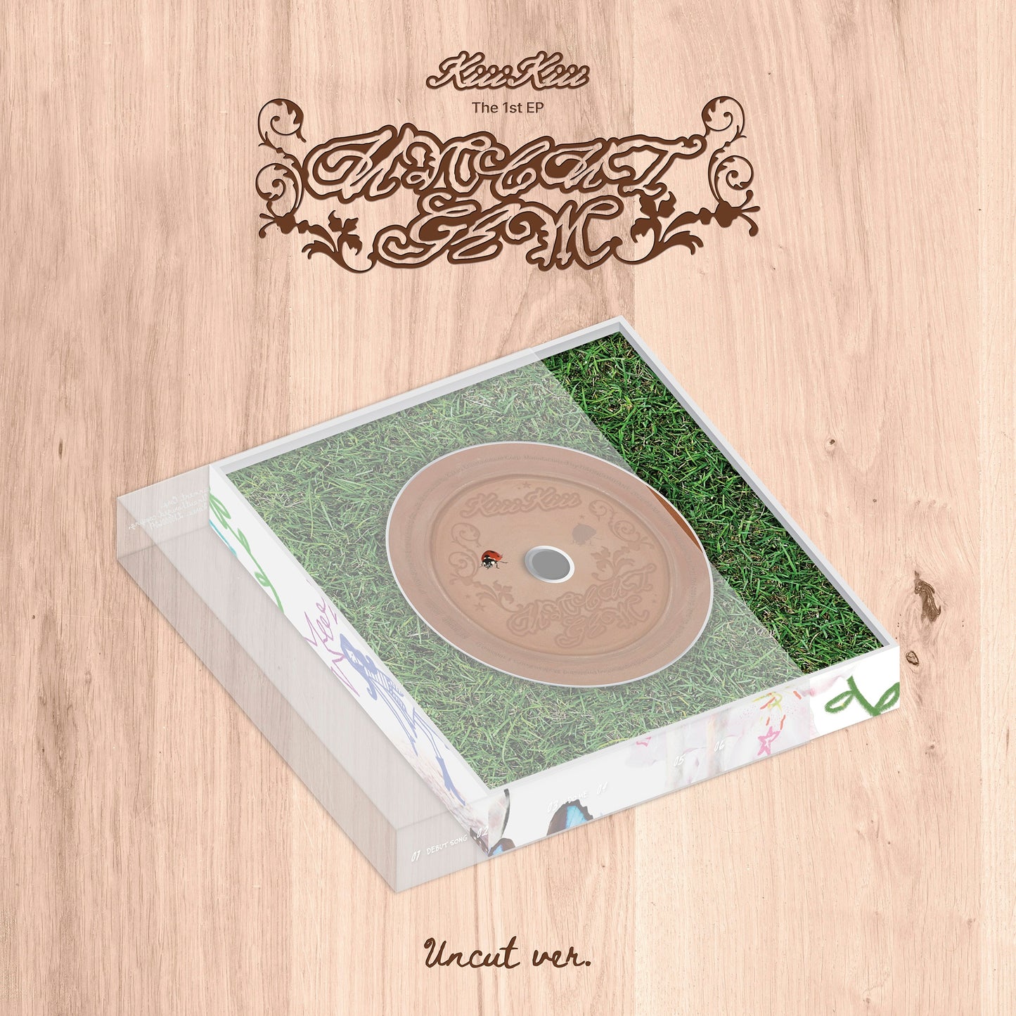 KIIIKIII 1ST EP ALBUM 'UNCUT GEM' (UNCUT) COVER