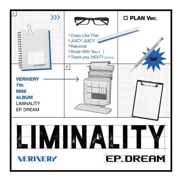VERIVERY 7TH MINI ALBUM 'LIMINALITY - EP.DREAM' PLAN VERSION COVER