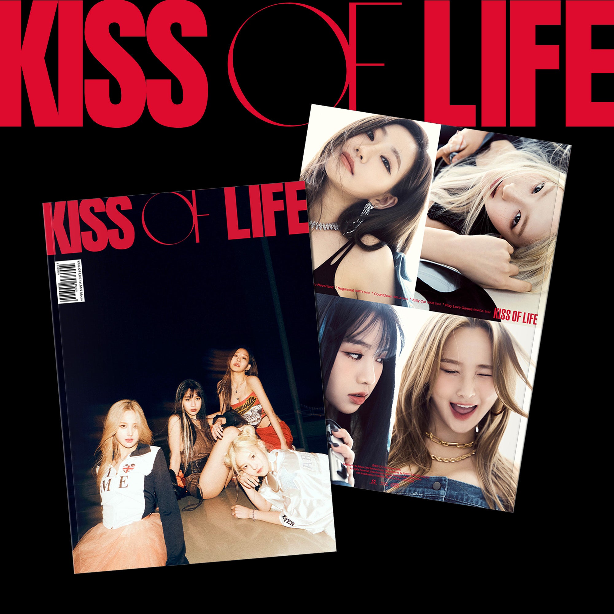 KISS OF LIFE 1ST MINI ALBUM 'KISS OF LIFE' COVER