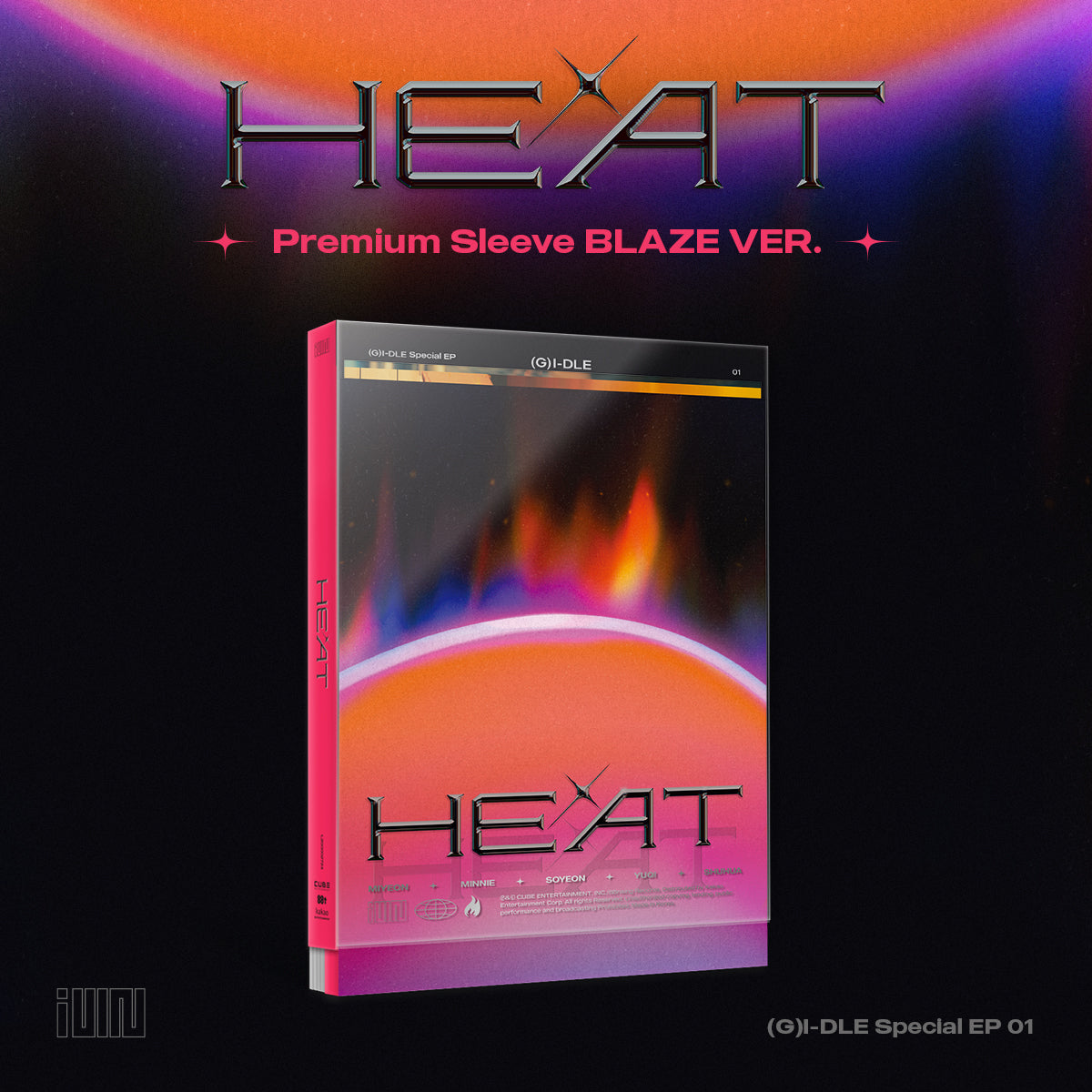 (G)I-DLE SPECIAL ALBUM 'HEAT' BLAZE VERSION COVER