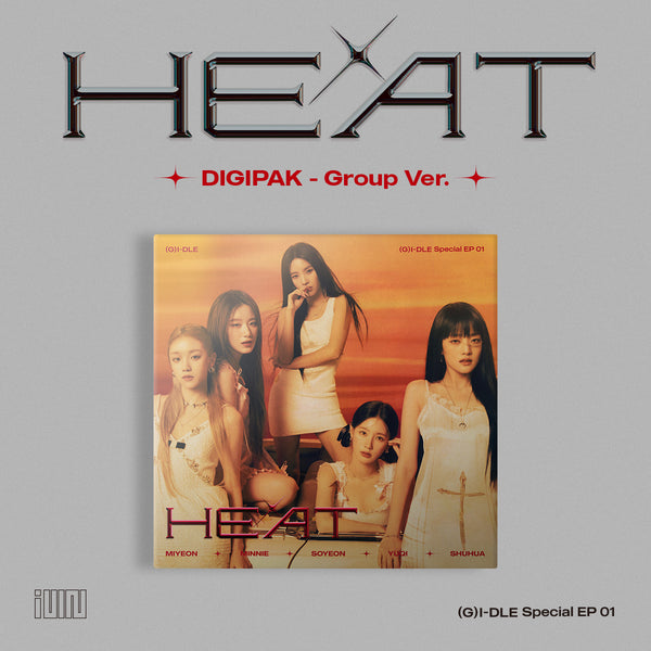 (G)I-DLE SPECIAL ALBUM 'HEAT' (DIGIPACK) GROUP VERSION COVER