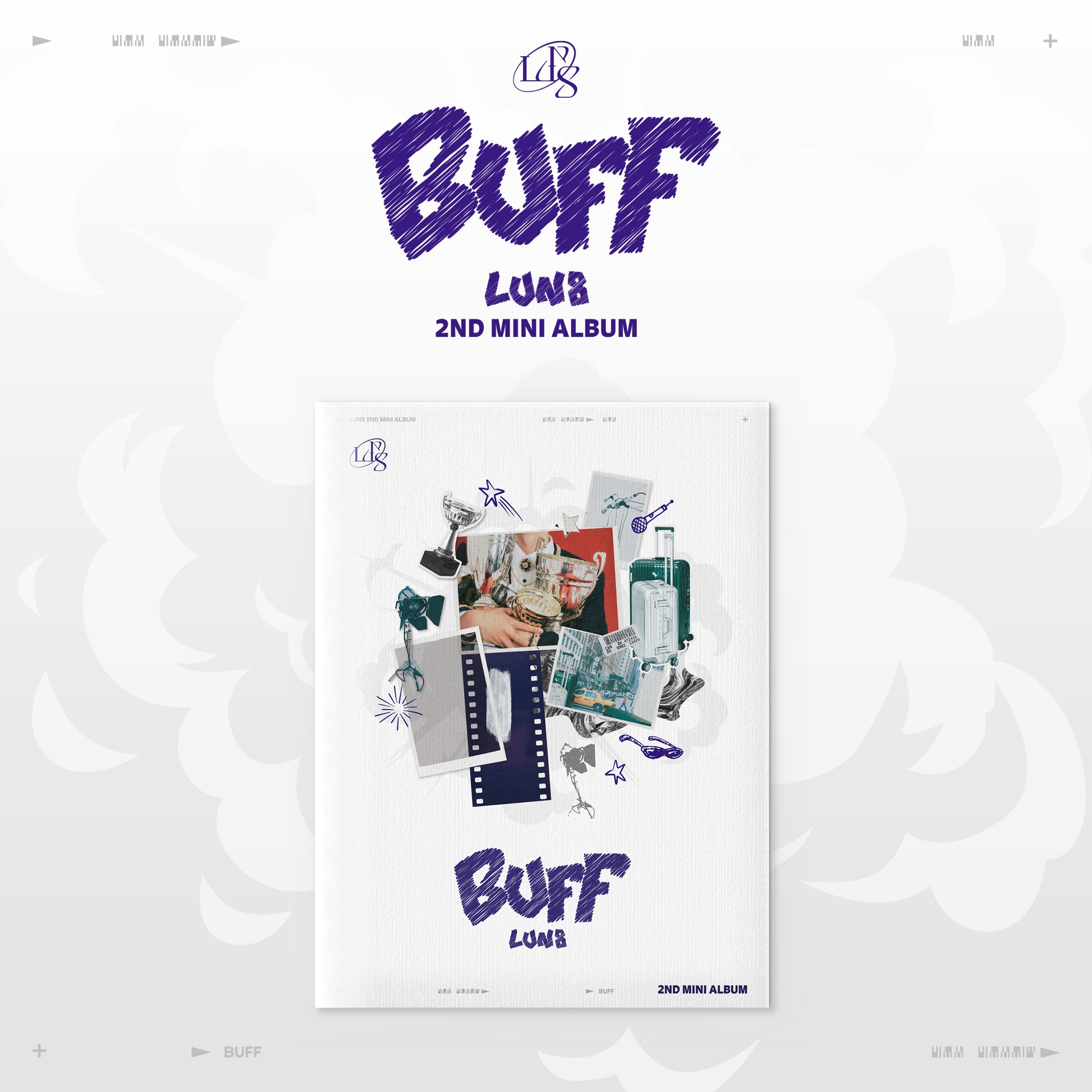 LUN8 2ND MINI ALBUM 'BUFF' VISIONSCOPE VERSION COVER