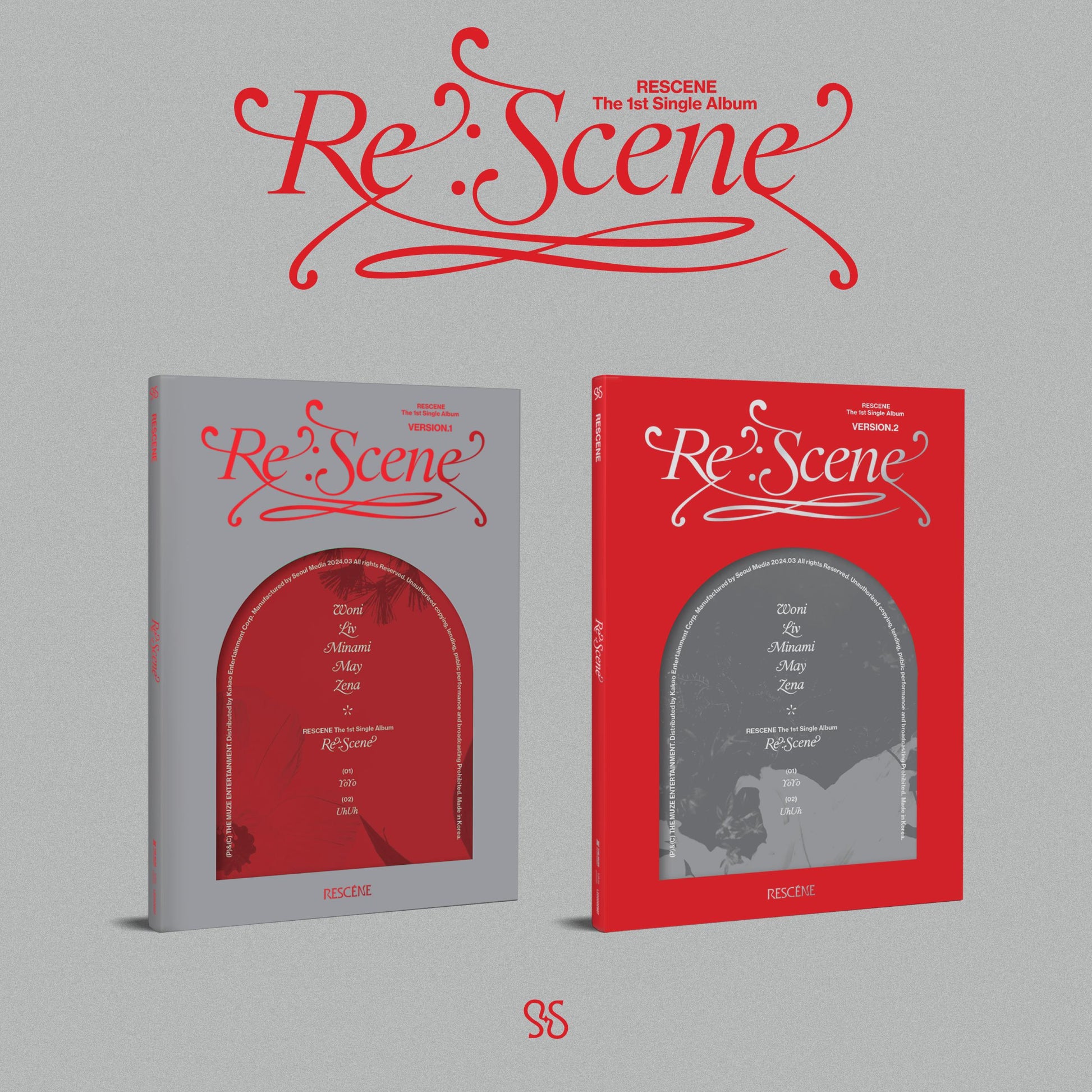 RESCENE 1ST SINGLE ALBUM 'RE:SCENE' SET COVER