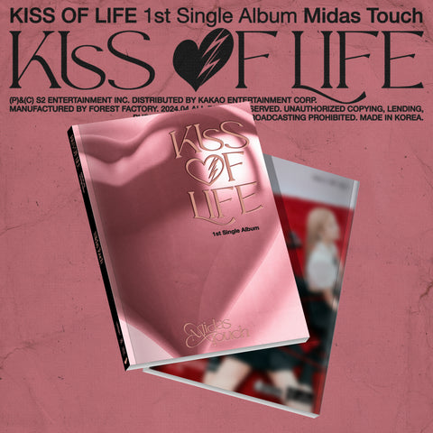 KISS OF LIFE 1ST SINGLE ALBUM 'MIDAS TOUCH' COVER