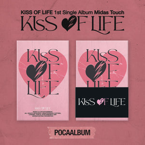 KISS OF LIFE 1ST SINGLE ALBUM 'MIDAS TOUCH' (POCA) COVER