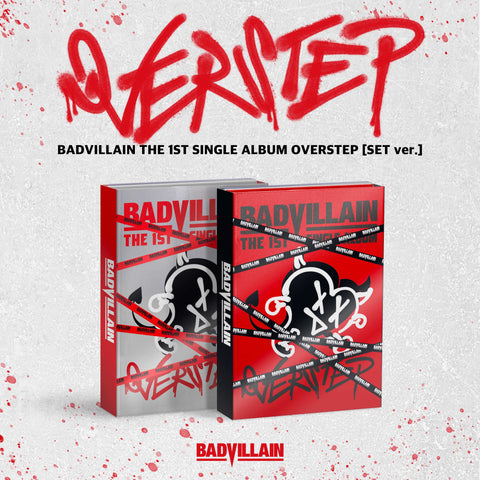 BADVILLAIN 1ST SINGLE ALBUM 'OVERSTEP' SET COVER