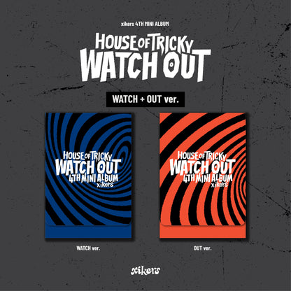 XIKERS 4TH MINI ALBUM 'HOUSE OF TRICKY : WATCH OUT' (PLVE) SET COVER