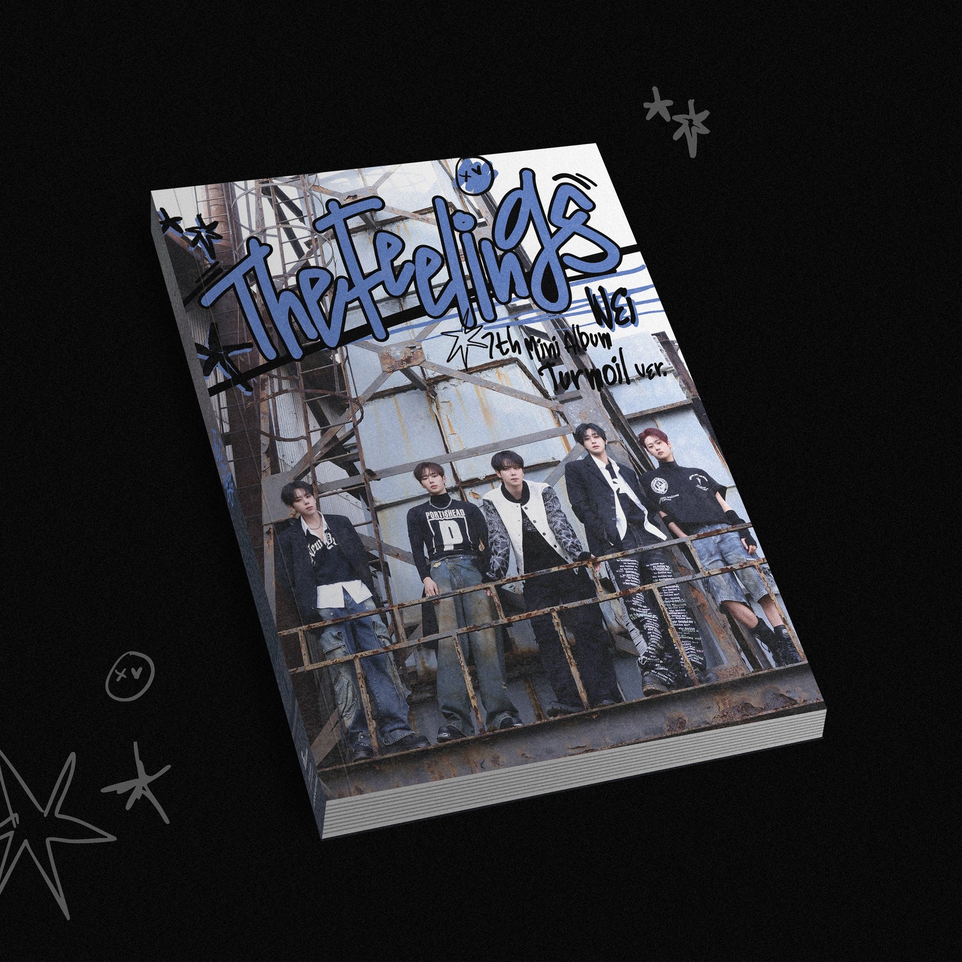 WEI 7TH MINI ALBUM 'THE FEELINGS' TURMOIL VERSION COVER