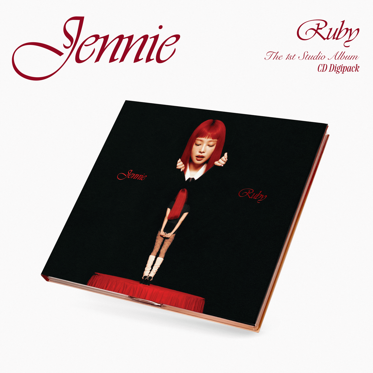 JENNIE 1ST STUDIO ALBUM 'RUBY' (DIGIPACK) COVER