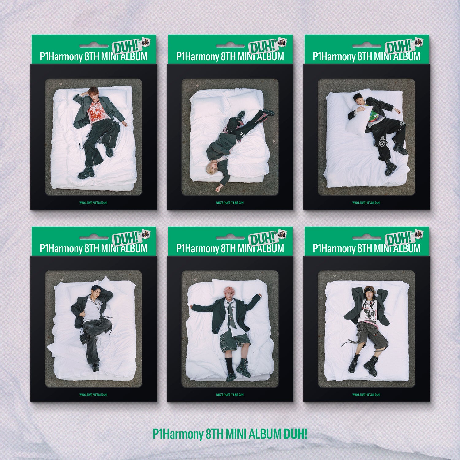 P1HARMONY 8TH MINI ALBUM 'DUH!' (COMPACT) COVER