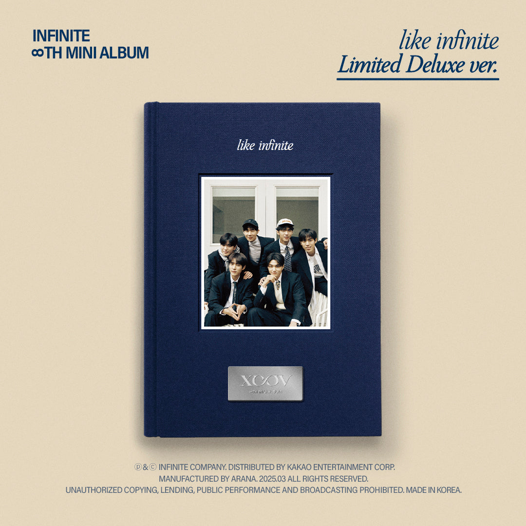 INFINITE 8TH MINI ALBUM 'LIKE INFINITE' (LIMITED DELUXE) COVER