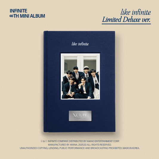 INFINITE 8TH MINI ALBUM 'LIKE INFINITE' (LIMITED DELUXE) COVER