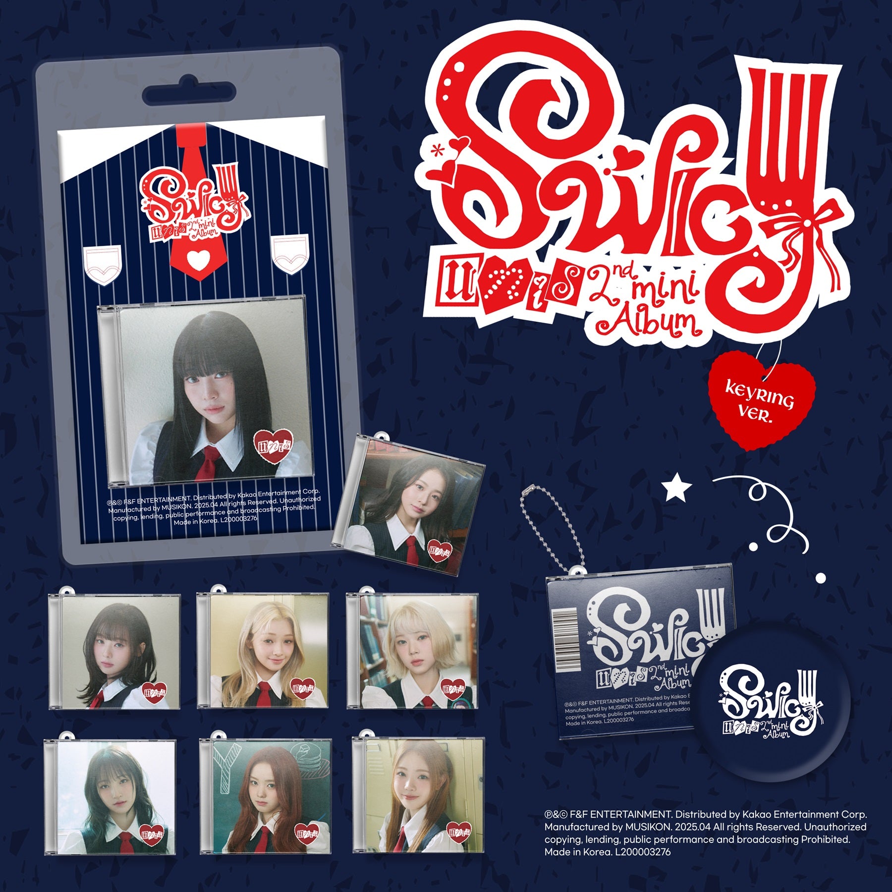 UNIS 2ND MINI ALBUM 'SWICY' (KEYRING) COVER