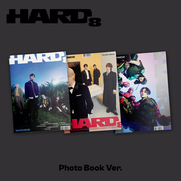 SHINEE 8TH ALBUM 'HARD' (PHOTOBOOK) SET COVER