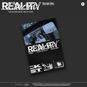 U-KNOW 3RD MINI ALBUM 'REALITY SHOW' SCRIPT VERSION COVER