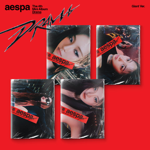 AESPA 4TH MINI ALBUM 'DRAMA' (GIANT) SET COVER