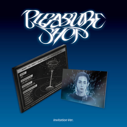 KEY 3RD MINI ALBUM 'PLEASURE SHOP' (INVITATION) COVER