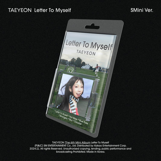 TAEYEON 6TH MINI ALBUM 'LETTER TO MYSELF' (SMINI) COVER