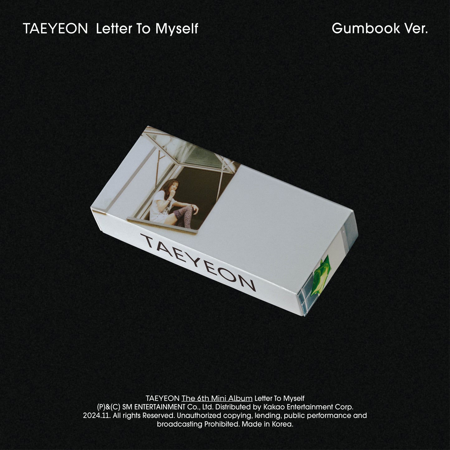 TAEYEON 6TH MINI ALBUM 'LETTER TO MYSELF' (GUMBOOK) COVER