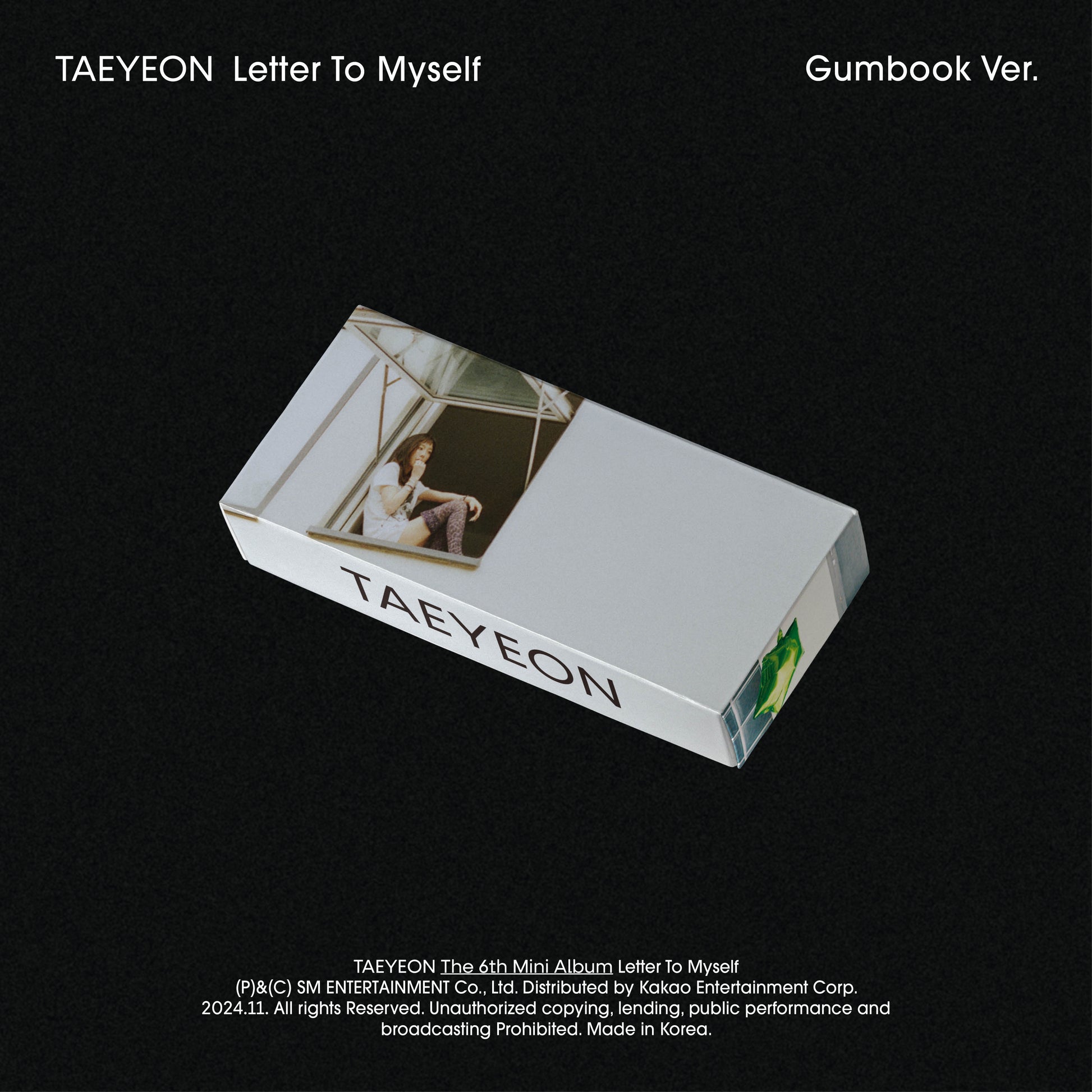TAEYEON 6TH MINI ALBUM 'LETTER TO MYSELF' (GUMBOOK) COVER