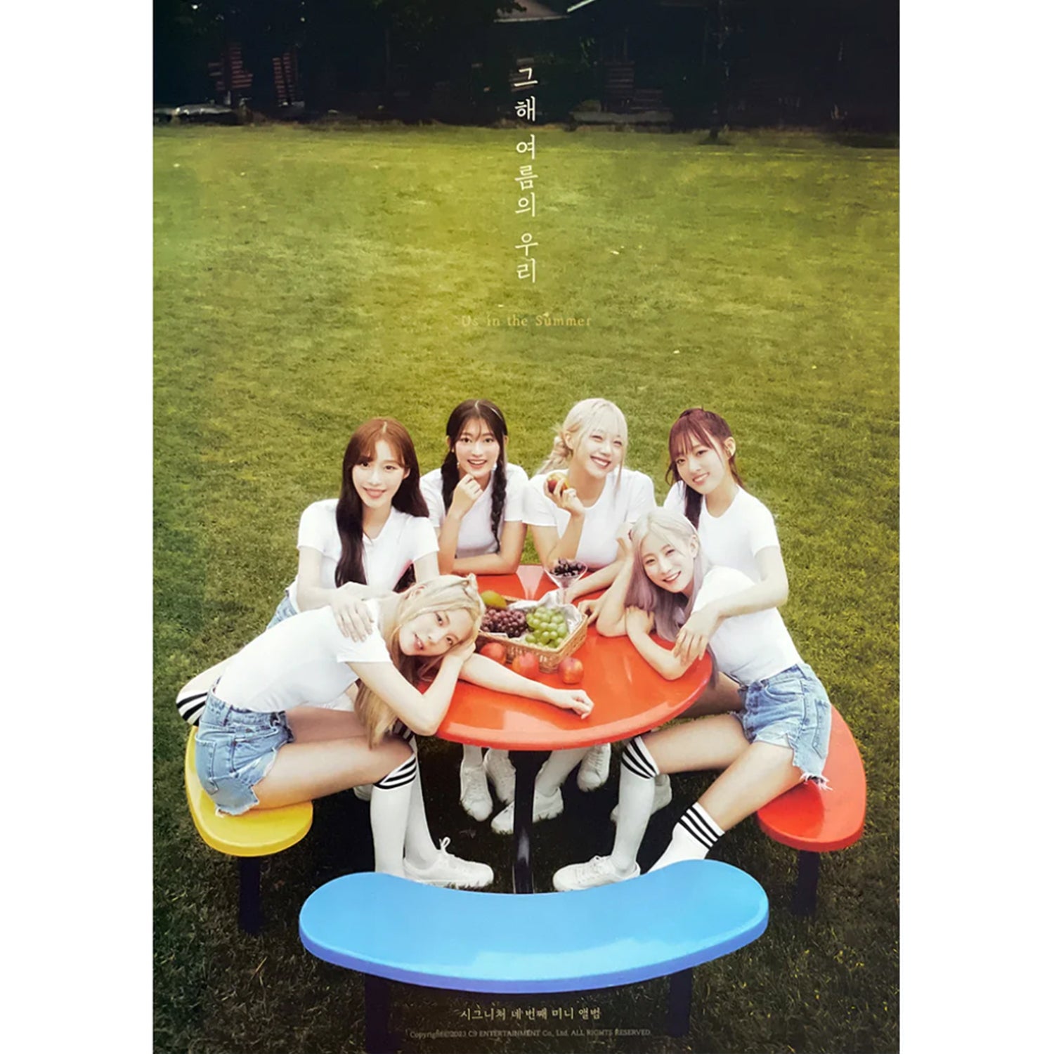 CIGNATURE 4TH EP ALBUM 'US IN THE SUMMER' POSTER ONLY LATE SUMMER VERSION COVER