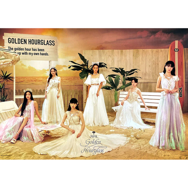 OH MY GIRL 9TH MINI ALBUM 'GOLDEN HOURGLASS' POSTER ONLY LIGHT VERSION COVER