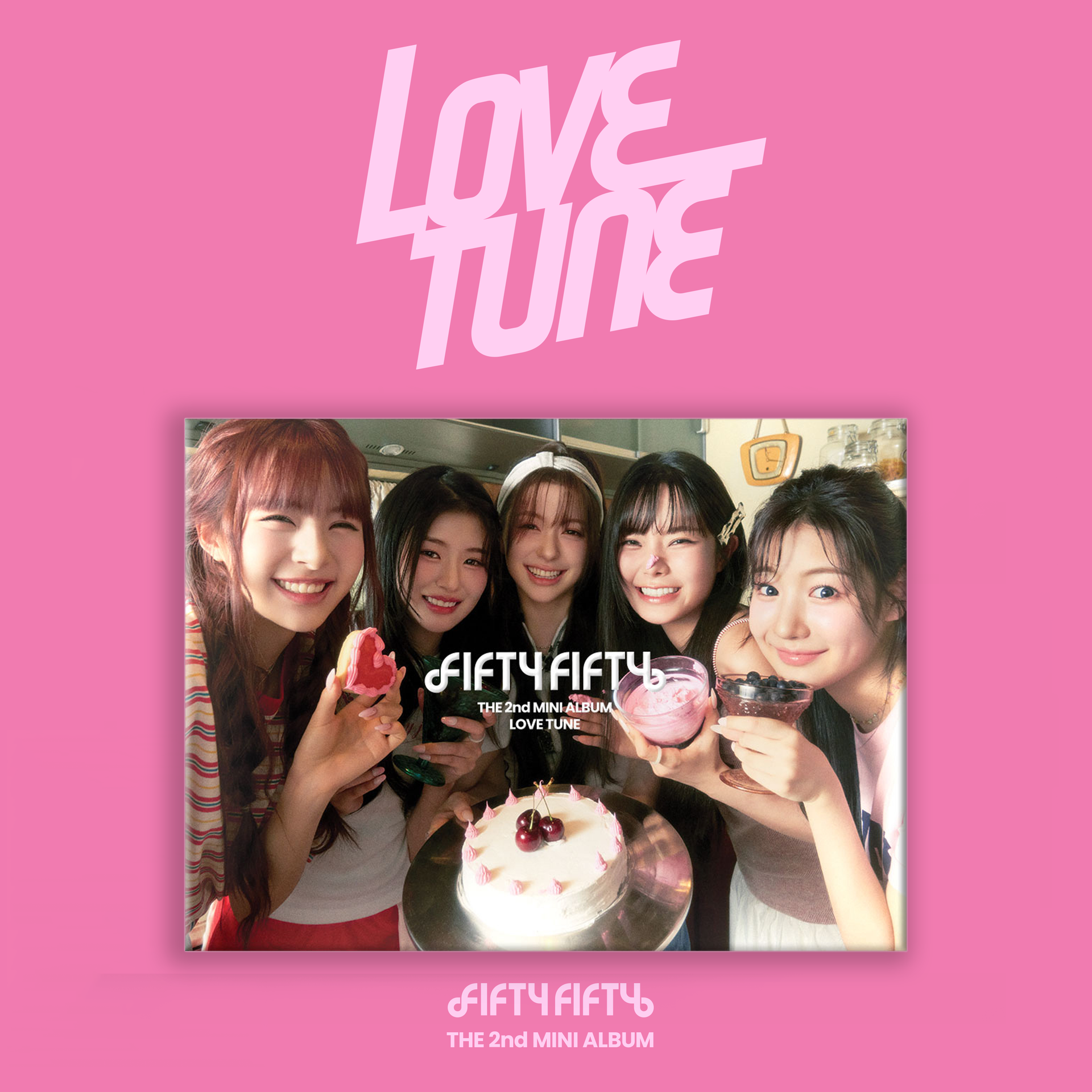 Amazon.com: Fifty Fifty 2ND Mini Album Love Tune (Tune Ver