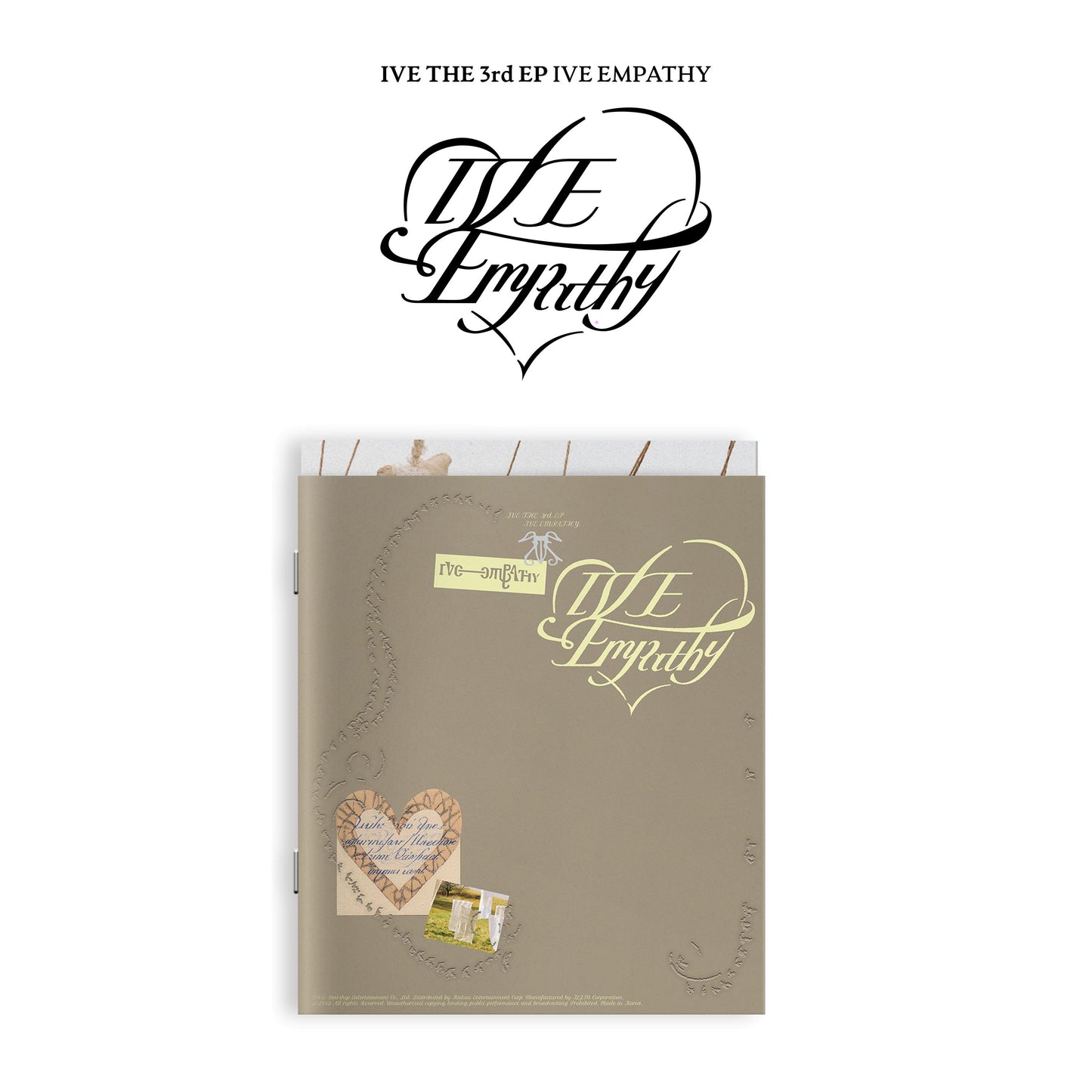 IVE 3RD EP ALBUM 'IVE EMPATHY' ME VERSION COVER