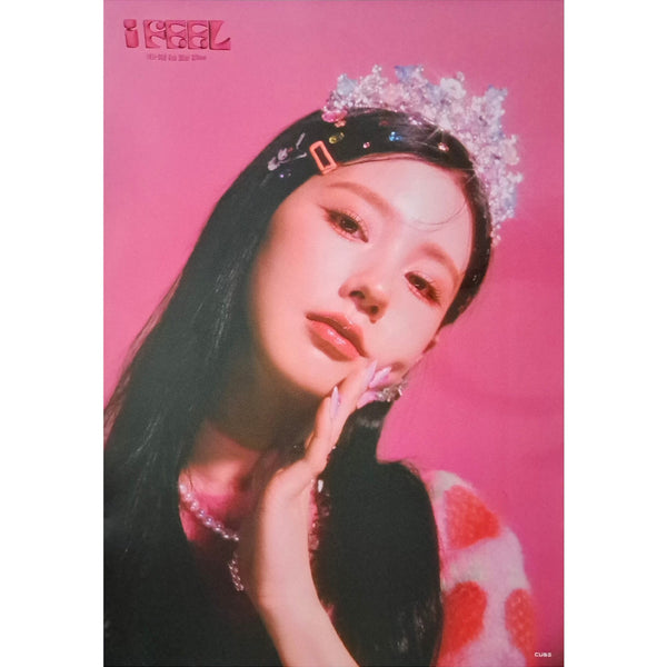 (G)I-DLE 6TH MINI ALBUM 'I FEEL' (JEWEL) POSTER ONLY MIYEON VERSION COVER