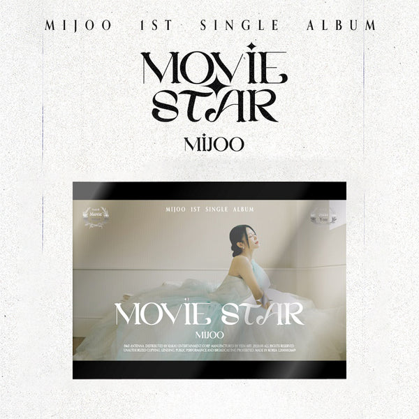 MIJOO 1ST SINGLE ALBUM 'MOVIE STAR' MODERN VERSION COVER