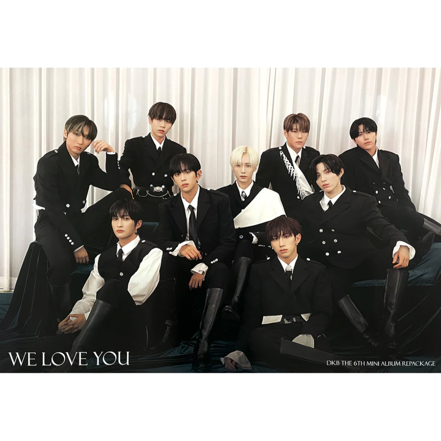 DKB 6TH MINI ALBUM REPACKAGE 'WE LOVE YOU' POSTER ONLY NIGHT VERSION COVER